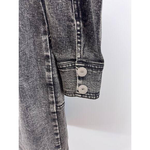 INC International Concepts Black Denim Long Sleeve Dress Women’s Size 10 NWT - Picture 4 of 9